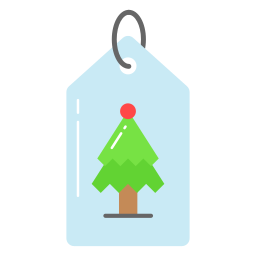 Christmas tag icon