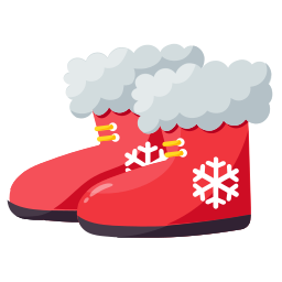 Christmas shoes icon