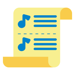 Music sheet icon