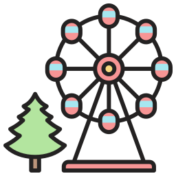 Ferris wheel icon