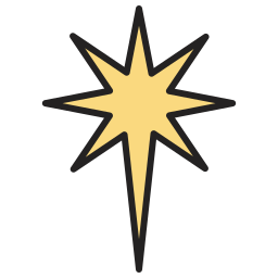 estrela do norte Ícone