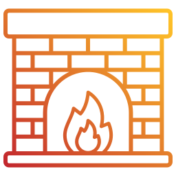 chimenea icono