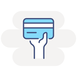Pay by card icon
