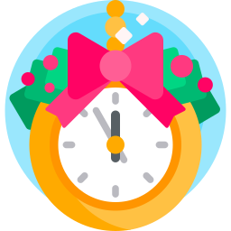 크리스마스 시계 icon