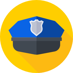 Police cap icon