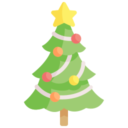 árbol de navidad icono