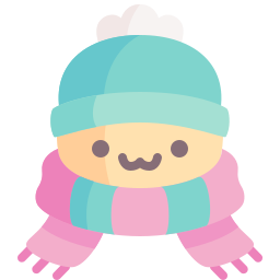 winter kleding icoon