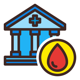 Blood bank icon