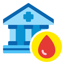 Blood bank icon