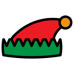 sombrero de elfo icono