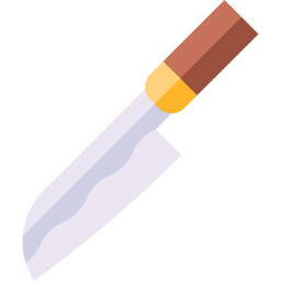 coltello giapponese icona