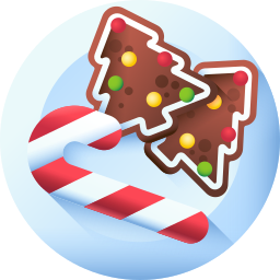 Рождественское печенье иконка
