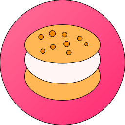 sanduíche de sorvete Ícone
