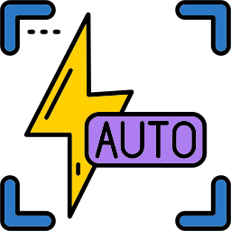 flash automatico icona