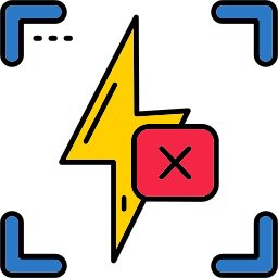 flash spento icona