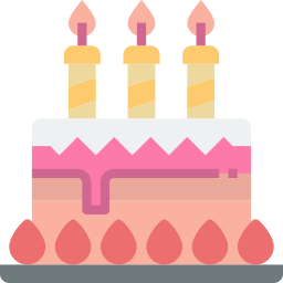 Birthday cake icon