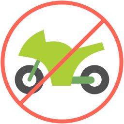 No motorbike icon