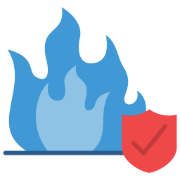 brand verzekering icoon