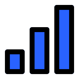 gráfico de barras Ícone