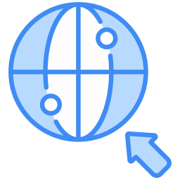 Globe earth icon