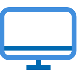 monitor komputerowy ikona
