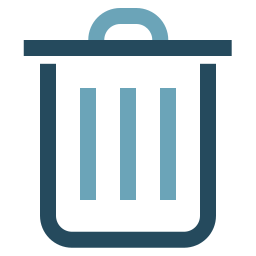 Trash can icon