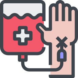 Blood donation icon