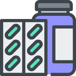 Pills bottle icon