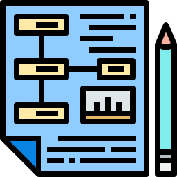 plan d'affaires Icône