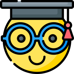 intelligente emoji icoon