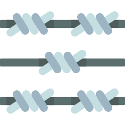 fil barbelé Icône