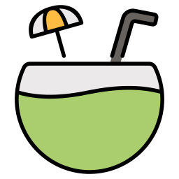 Coconut drink icon