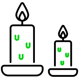 bougies Icône