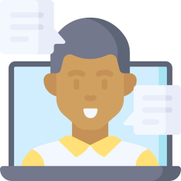 Virtual meeting icon