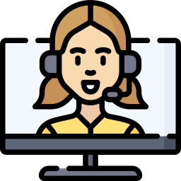 Remote worker icon