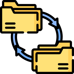 Files exchange icon