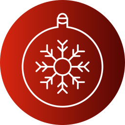 Christmas ornament icon