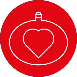 Christmas ornament icon