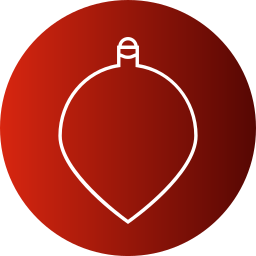 Christmas ornament icon