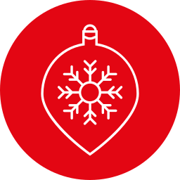 Christmas ornament icon