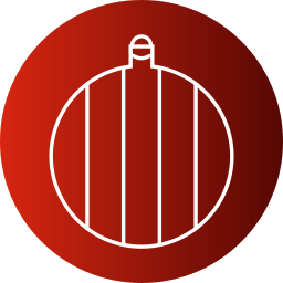 Christmas ornament icon