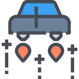 Flying car icon