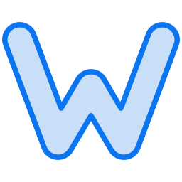 文字w icon