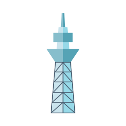 torre di osservazione icona