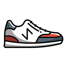 Canvas shoes icon