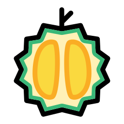 fruit du durian Icône