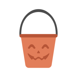 Candy bucket icon