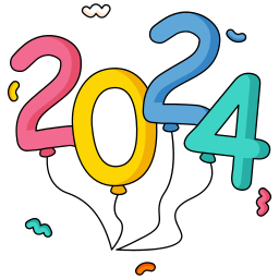 2024 年の新年 icon