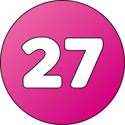 Twenty seven icon