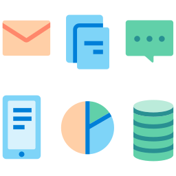 Variety of data icon